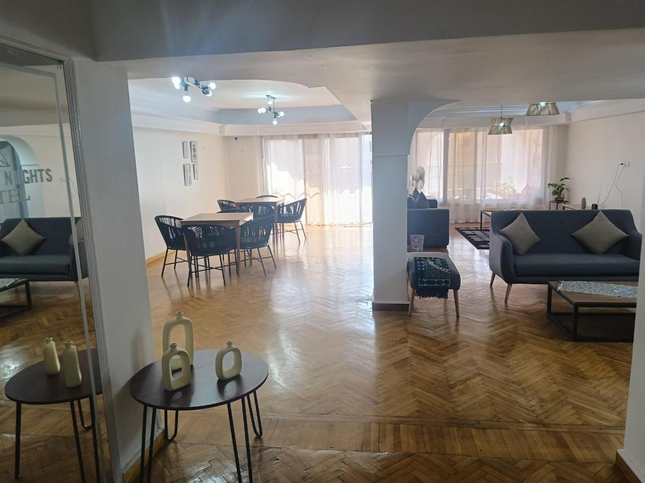 Pyramids Nights Hostel Kafrat al Jabal Экстерьер фото